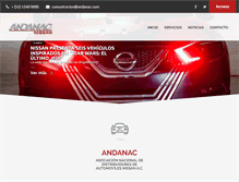 Tablet Screenshot of andanac.com